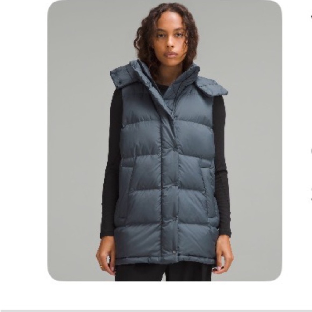 Lululemon Athletica Puffer Vest in Belgian Blue
